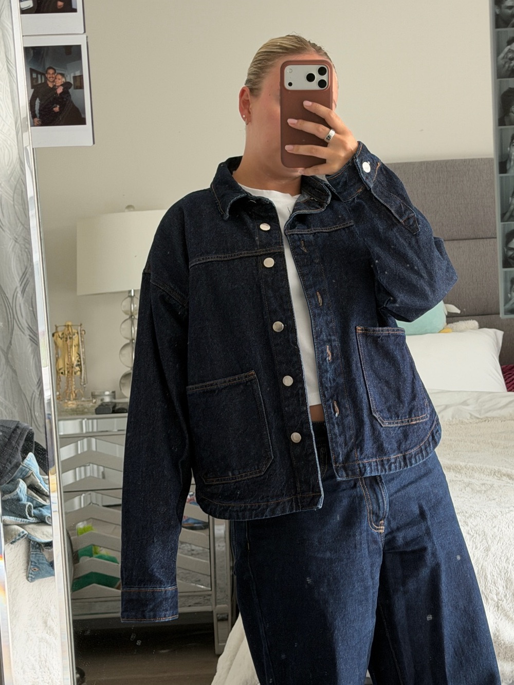 Zara Dark Blue Denim Jacket 💙